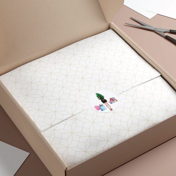 x12 Pretty Fashion Christmas Card Set Fashionista Holiday Boxed Stationery Set - Picture 12 of 14